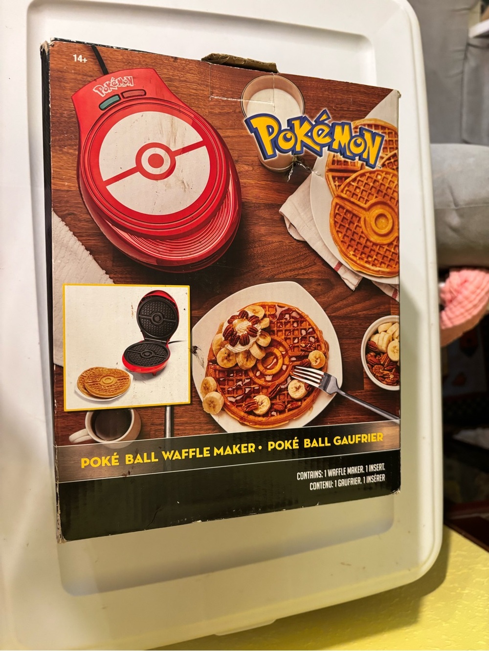 Pokemon Red and White Poké Ball Waffle Maker